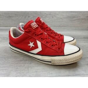 Converse CONS Star Player Men's Sneakers Red Canvas Skate 9 Low Top Shoes